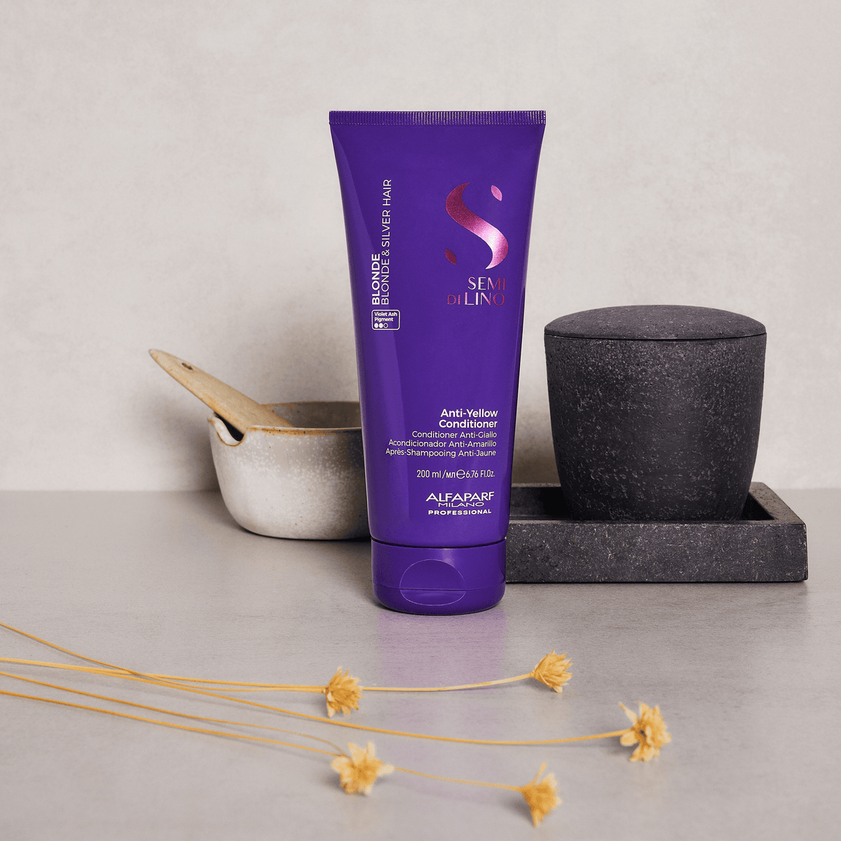 Alfaparf Semi Di Lino Blonde Anti-Yellow Conditioner 200ml