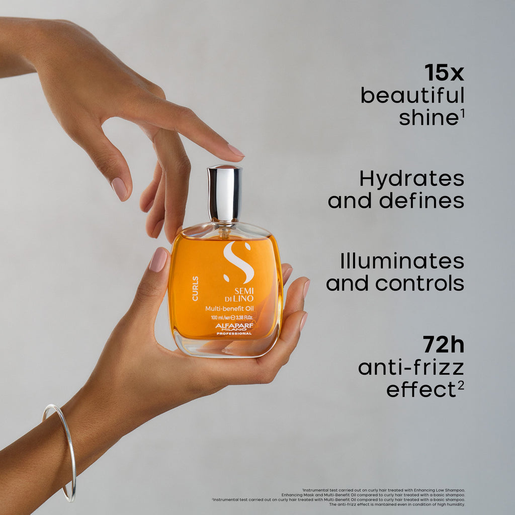 Alfaparf Semi Di Lino Curls Multi-Benefit Oil 100ml